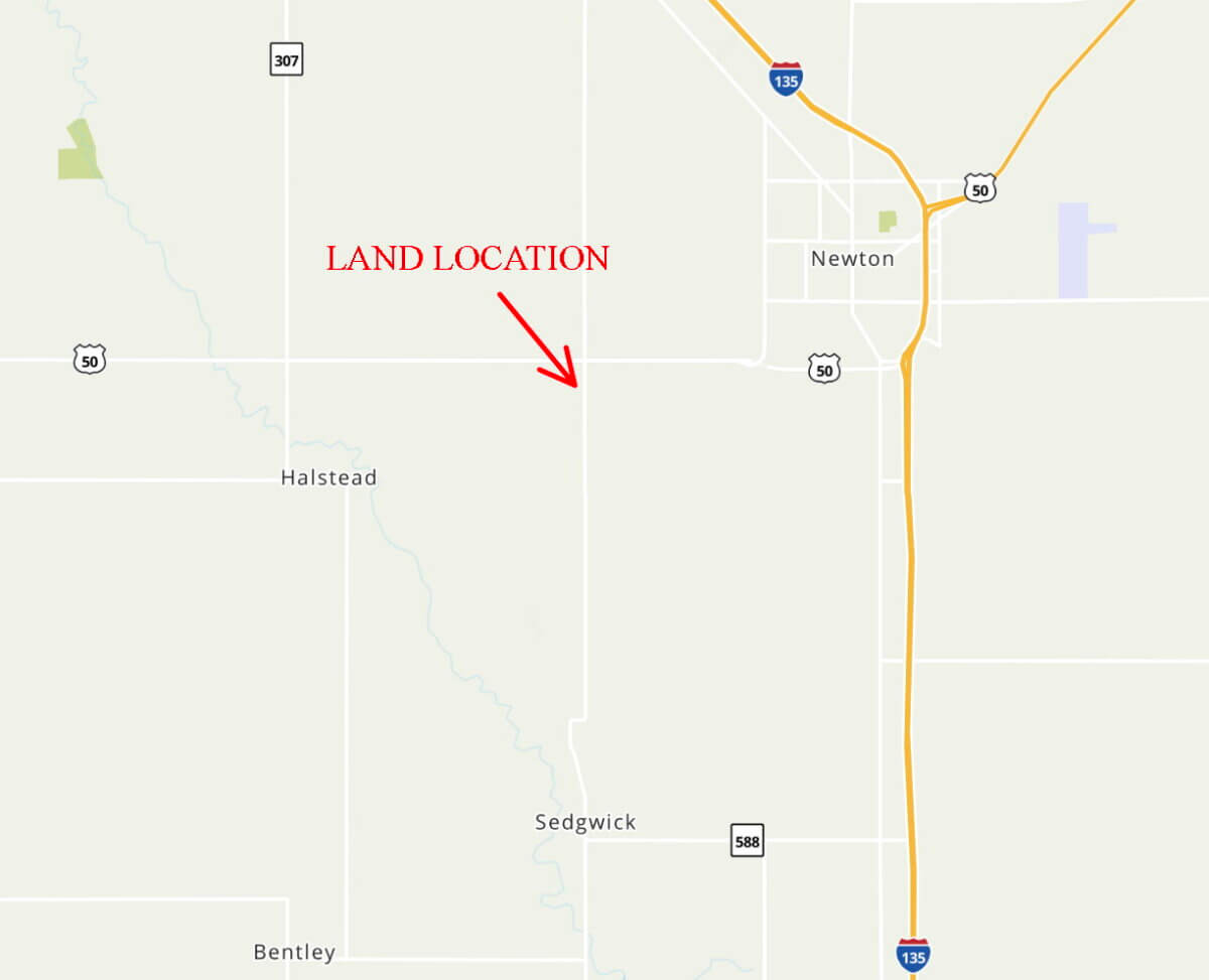 Land For Sale Near Newton, Halstead, & Sedgwick, Harvey County, Kansas